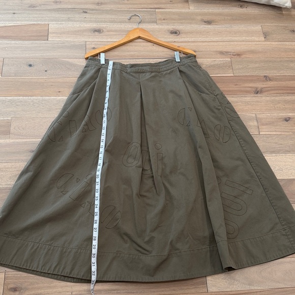 Clare V. Olive Green cotton skirt - Picture 9 of 11
